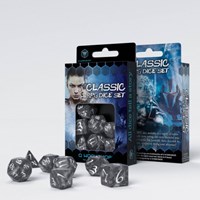 Q-Workshop RPG classique - Jeu de dés fumés et blancs (7)