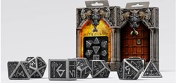 Q-Workshop metalen dobbelstenen set - Dwarven - 7 stuks