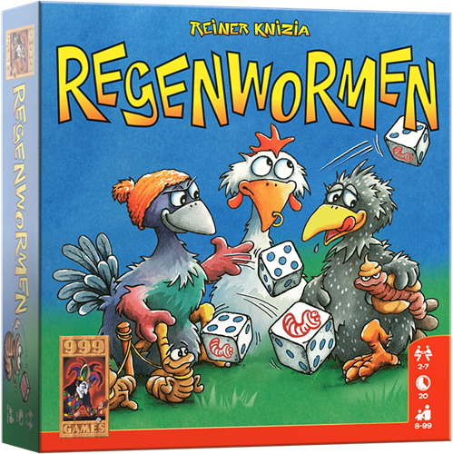 999 Games Regenwormen Jeu de cartes