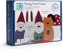 BS Toys Jeu de quilles en bois Forest Friends (7 pièces)