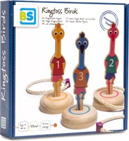 BS Toys jeu d'anneaux oiseaux bois jeu d'extérieur enfants