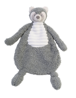 Happy Horse Wasbeer Knuffeldoekje - Grijs - Baby cadeau - Zacht pluche