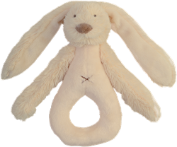 Hochet Happy Horse Beige Lapin Richie - 18 cm