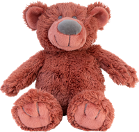 Happy Horse knuffelbeer Bobbie no. 1 - 22 cm - Roest kleur