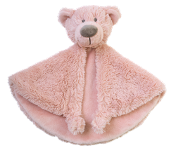Happy Horse knuffeldoekje Beer Brim - Oudroze - 29 cm baby cadeau
