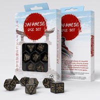 Q-Workshop Jeu de dés japonais - Deep Night Firefly (7 pièces)