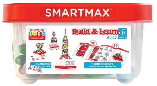 Smartmax magnetische bouwset Build & Learn 100-delig speelgoed