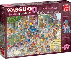 Jumbo Puzzel Wasgij Retro Destiny 6 Kinderspel!- 1000 stukjes