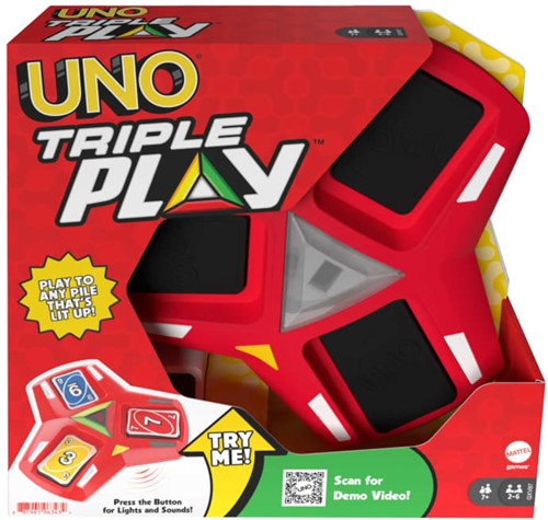 Mattel Jeu UNO Triple
