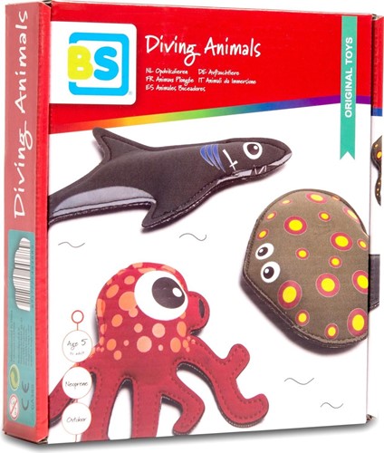 Animaux de plongée BS Toys - Requin, raie et pieuvre