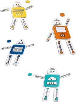 BS Toys Robot Friends jeu éducatif - construire des robots colorés