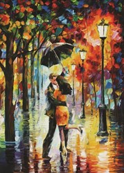 Puzzelman Dansen in de Regen - Leonid Afremov (1000)