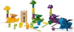 BS Toys jeu d'empilement dragons jouet en bois éducatif motricité
