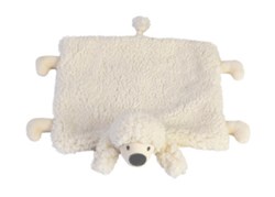 Happy Horse knuffeldoekje Poedel Peter - crème kleur - 26 cm baby cadeau