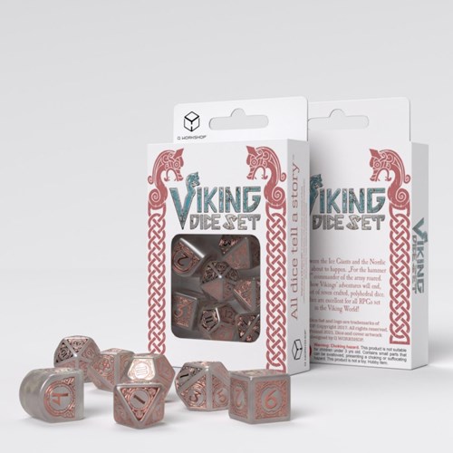 Q-Workshop dés Viking - Nilfheim set de 7 pièces