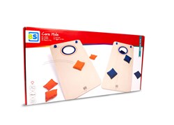 BS Toys Corn Hole jeu de lancer en bois - Jeu de lancer et d’attraper extérieur