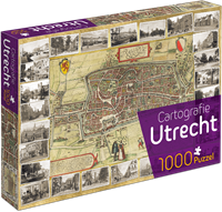 Tucker's Fun Factory puzzle carte Utrecht 1000 pièces cartographie