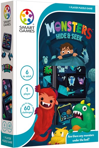 Smart Games Monster puzzel Hide & Seek - educatief spel - 60 opdrachten
