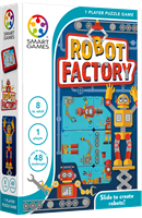 Smart Games Robot Factory puzzle coulissant jeu de réflexion avec 48 défis
