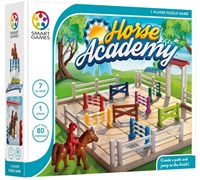 Smart Games jeu de réflexion Horse Academy - 80 défis parcours d'obstacles chevaux