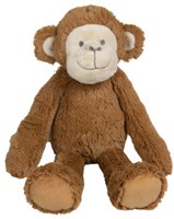 Happy Horse knuffel aap Micha 38cm - bruin - pluche knuffeldier