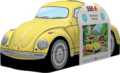 Eurographics VW Beetle puzzel - Camping Tin - 550 stukjes