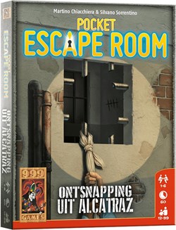 999 Games Pocket Escape Room jeu évasion Alcatraz casse-tête