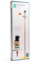 BS Toys Bob d'Équilibre - Jeu de Lancer en Bois FSC Jouet d'Extérieur