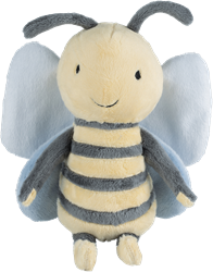 Happy Horse knuffel bij Bee Benja 20cm blauw-geel pluche speelgoed