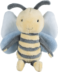 Happy Horse knuffel Bee Benja 26cm - blauw geel - zachte bij knuffel