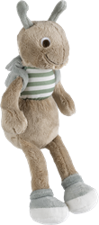 Happy Horse knuffel mier Aron 28cm - pluche insect knuffel bruin groen