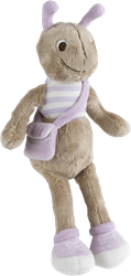 Happy Horse knuffel mier Amy 28cm - lila bruin - insecten pluche