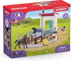 Schleich Schleich Horse Club Paardenbox met merrie en veulen