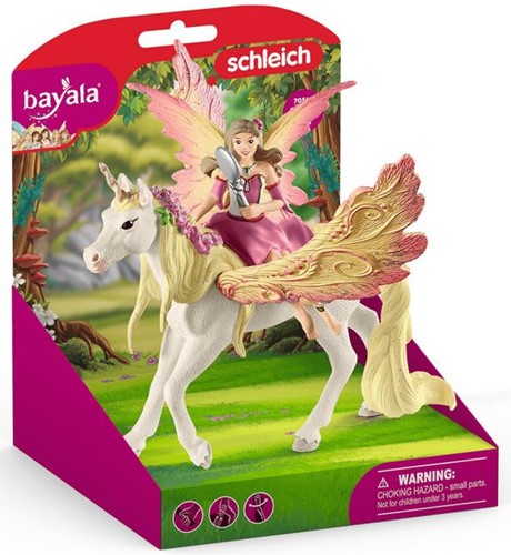Schleich bayala - Fée Feya avec licorne pégase 70568