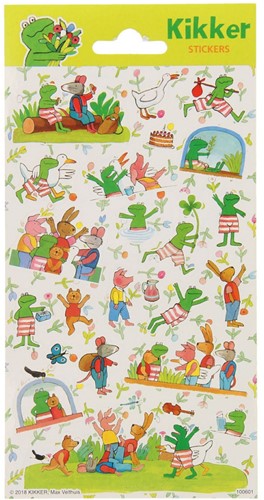 Planet Happy Diverse merken Stickervel Kikker en Vriendjes