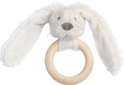 Anneau de dentition en bois FSC Happy Horse ivoire Lapin Richie