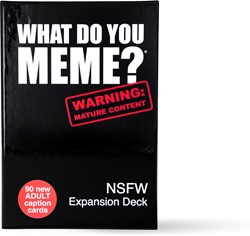 Megableu partyspel What Do You Meme NSFW uitbreiding kaartspel
