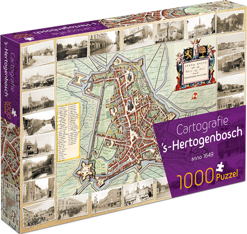 Tucker's Fun Factory puzzle cartographie 's-Hertogenbosch 1000 pièces