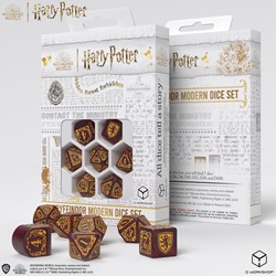 Q-Workshop Harry Potter Gryffindor Moderne Dobbelstenen Set Rood (7)
