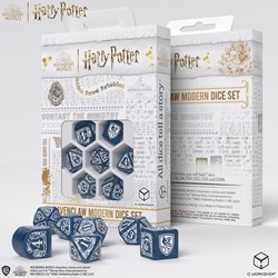 Q-Workshop Harry Potter Ravenclaw dobbelstenen set blauw 7 stuks
