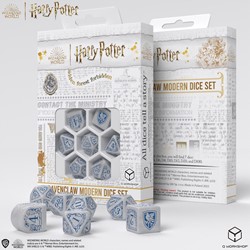 Q-Workshop Harry Potter - Ravenclaw Modern Dice Set - White (7)