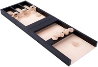 Angel Sports houten sjoelbak kinderspel dieren thema 2-delig 80cm