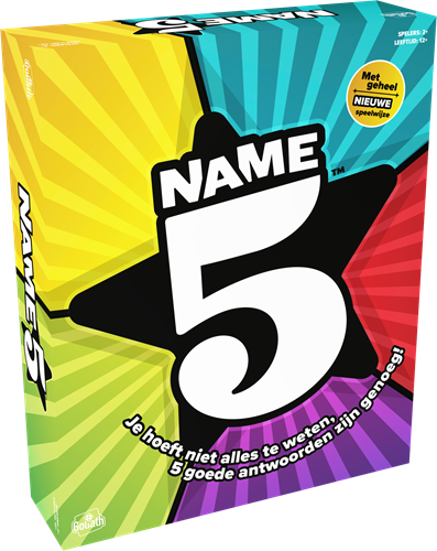 Goliath Name 5 Boardgame (Refresh)