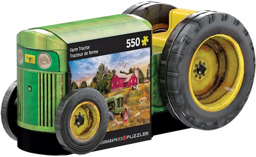 Eurographics Vintage Tractor Shaped Tin (550)