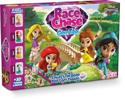 Disney jeu de société Race N Chase Gem Tag - jeu de bijoux Disney Princess