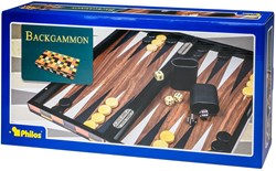 Philos Backgammon spel Kassette Fourni Groot klassiek bordspel