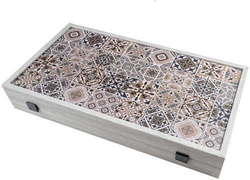 Philos Backgammon Kassette Lefkada Groot