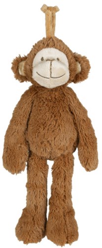 Happy Horse muziekknuffel aap Micha - bruin - baby slaap knuffel