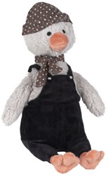 Happy Horse knuffel pinguïn Polar 37cm - pluche zwart grijs
