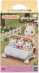 Sylvanian Families wandelwagen drieling - 5533